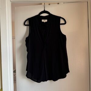 Porridge by Anthropologie Black Sleeveless Women's Top